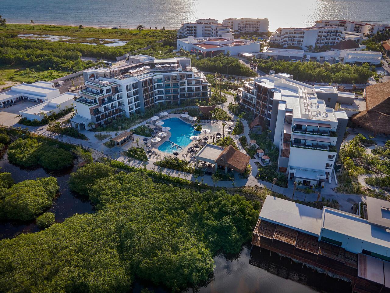 A Private Junior Suite At The All-Inclusive, Ventus At Marina El Cid Spa & Beach (Adults Only) Puerto Morelos Bagian luar foto
