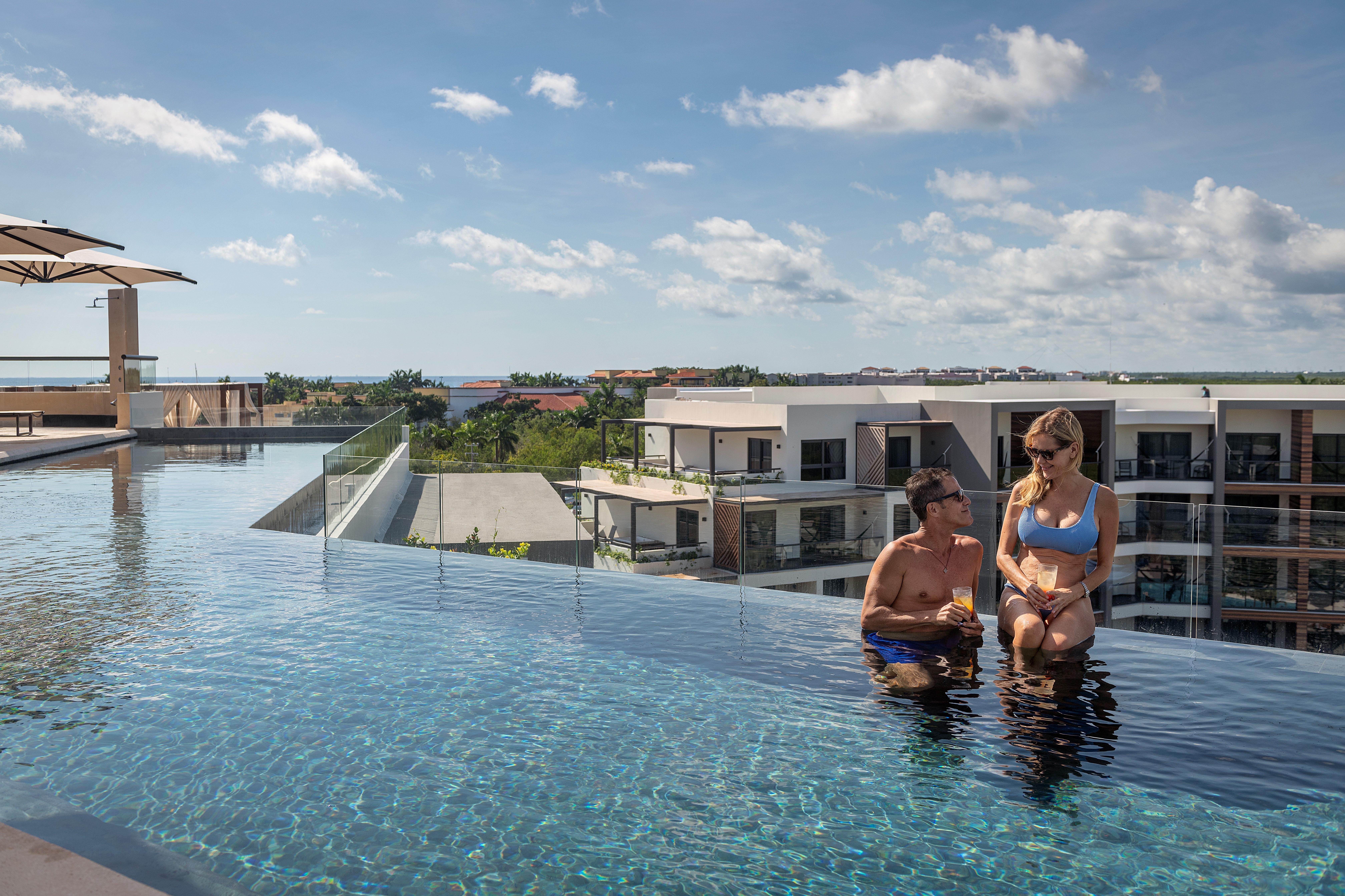 A Private Junior Suite At The All-Inclusive, Ventus At Marina El Cid Spa & Beach (Adults Only) Puerto Morelos Bagian luar foto