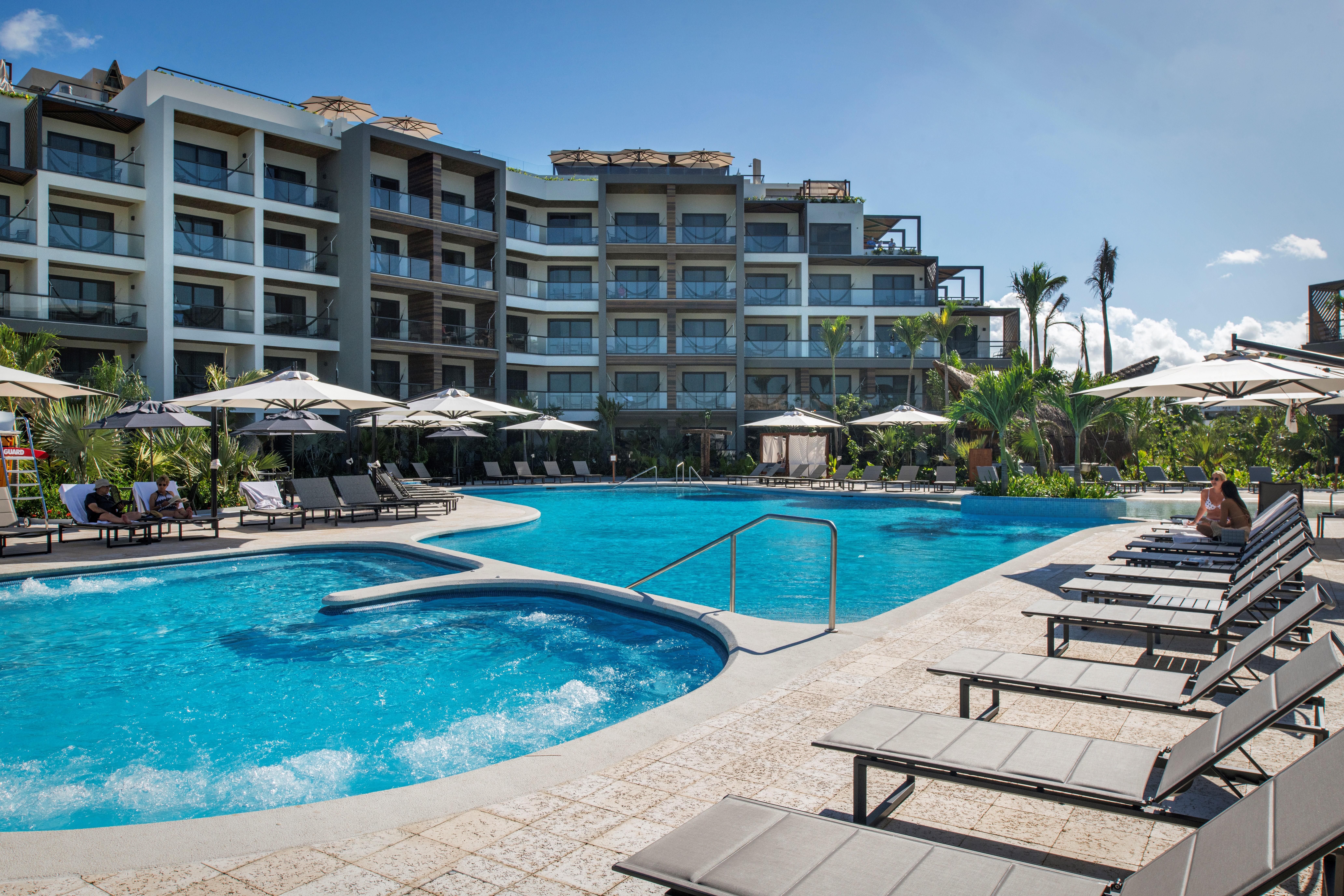 A Private Junior Suite At The All-Inclusive, Ventus At Marina El Cid Spa & Beach (Adults Only) Puerto Morelos Bagian luar foto